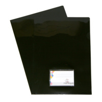 Letter File A4 Colby Harlequin With Business Card Window H150ABC Black Pack 12
