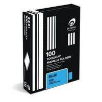 Manilla Folders FC BLUE Box 100 Olympic foolscap 193865 141563 100697521