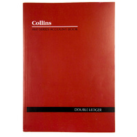 Account Book Collins A60 Double Ledger 10330