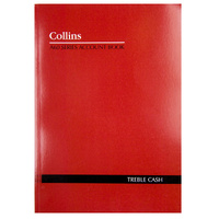 Account Book Collins A60  3 Money Column Treble Cash 10303 3MC