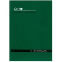 Account Book Collins A60 13 Money Column 10313