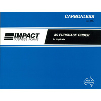 Purchase Order Book A5 Triplicate Carbonless CS480 Impact 50 triplicate sets
