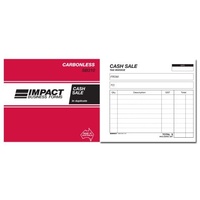 Cash Sale Tax Invoice Book Duplicate Carbonless 5x4 SB310