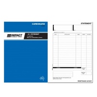 Statement Books With Remittance Advice A4 Carbonless Duplicate CS640 Impact 