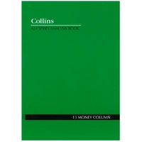 Account Book Collins A24 13 Money Column 10213 24 Pages