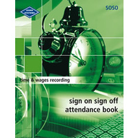 Sign On Sign Off Attendance Book Zions SOSO - each 
