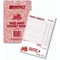 Take Away Docket Book Carbonless 95x148mm TD351 Impact 