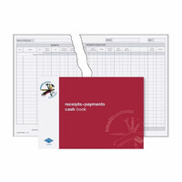 Receipts Payments Cash Book Zions Small Business Essentials SBE12 - each  A4 210x297mm