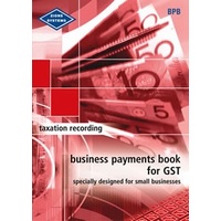 Business Payments For GST Book Zions BPB A4 Size: 297mm x 210mm