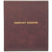 Company Register Binders Complete Zions COYC A4 3/32/D 