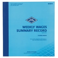 Weekly Wages Record Form Zions WWH