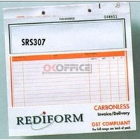 Rediform Triplicate Invoice Delivery snap Set SRS307 - pack 50  220X220MM