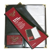 Business Card Book  96 cards Colby Black W70 