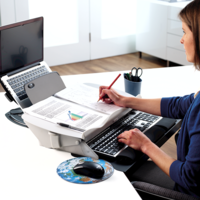 Copy Holder DeskTop Easy Glide Fellowes 8210001 Writing Document Slope 