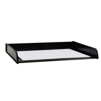 Desk Tray A3 Italplast I90 Black - Stackable trays in A3 size