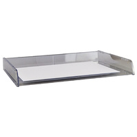 Desk Tray A3 Italplast I90 Clear Internal Dimensions (mm) 478w x 330d x 64h external 500wx358dx66h (also comes with divider to make 2x A4 trays
