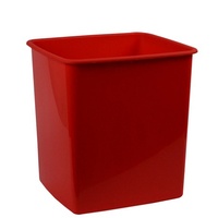 Rubbish Bin Plastic 15 Litre Italplast I80 Red