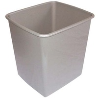 Rubbish Bin Plastic 15 Litre Italplast I80 Space Grey