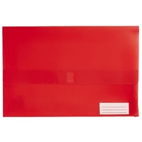 Document Wallet FC Polypick Marbig 2011003 Red Foolscap