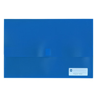 Document Wallet FC Polypick Marbig 2011001 Blue  Foolscap