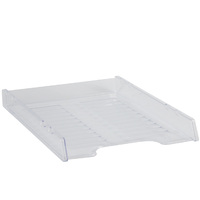 Desk Tray A4 I65 Clear Slimline 40x350x260mm Italplast I65CLR Multi Fit