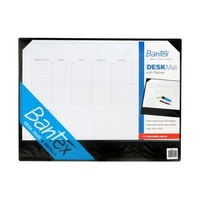 Desk Blotter 4180 Pad Black dated 595x460mm takes 4180 refillsBantex 
