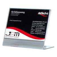 Business Card Stand Slanted 60x90mm Deflecto 46301 Landscape 