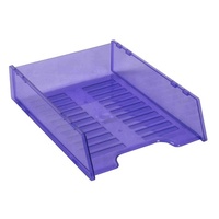 Desk Tray Italplast Multi Fit I60 Tinted Purple