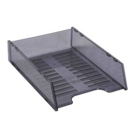 Desk Tray Italplast Multi Fit I60 Tinted Grey