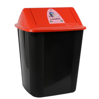 Waste Bin 32 Litre Separation Landfill I184LF Italplast 320 (L) x 360 (W) x 520 (H)