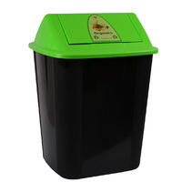 Waste Bin 32 Litre Separation Organics #I184OG Italplast 320 (L) x 360 (W) x 520 (H) Green