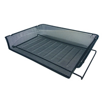 Metal Mesh Side Load Stacking Letter Tray - each 