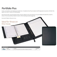 Compendium A4 Debden Portfolio Plus with A5 wiro week diary 5125U99 PU material