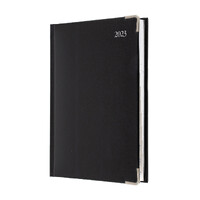 Diary 2022 Bonded Leather 189B A5 Day to page Management 7am - 8pm 1/2 hourly