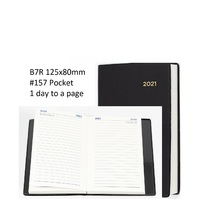 Diary 2022 Belmont B7R 1 Day 157V9922 Pocket 125x80mm Black PVC Collins 