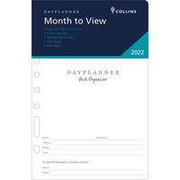 DayPlanner DK1300 2022 MONTHLY DATED ONE YEAR Desk Edition Organiser refill 