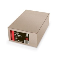 Envelope 110x220 DL [PrS] box 500 Olympic 142463 140068 White