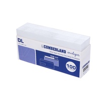Envelope 110x220 DL [WF1] [PnS] [Sec] Box 100 Cumberland 903356