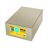 Seed pocket envelopes 135x80mm no 6 Self seal Kraft Tudor 140149 - box 500 