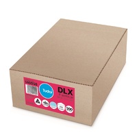 Envelope 120x235 DLX [LnS] [Sec] box 500 Tudor 140058 White secretive white moist seal