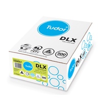 Envelope 120x235 DLX [WF6] [PrS] [Sec] Box 500 Tudor 140047 white Windowface secretive