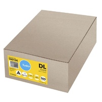 Envelope 220x110 DL [PnS] Gold Pocket box 500 Tudor 140156 Peel N Seal opens short side