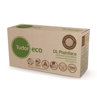 Envelope 110x220 DL [PnS] Eco Box 100 Recycled Unbleached Natural Tudor 140067 