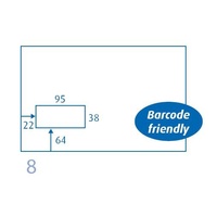 Envelope 162x229 C5 [WF8] [LnS] [Sec] bx 500 Window Moist seal White 140376