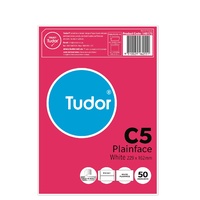 Envelope 229x162 C5 [PnS] box  25 Tudor 140173 White PS Peel N Seal