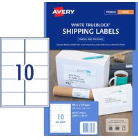 Labels 10up InkJet Box 250 Avery 936063 J8173 White Permanent Pack 25