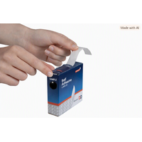 Label  Esselte Dots 14mm Black box 1050 Removable MC14 Dispenser pack #80103CRBLK
