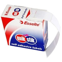 Label dispenser box 16x24mm White MR1624 80140RR Quik Stik - dispenser roll of 800 removable stickers