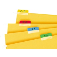 Index Tabs 3L Single Sided 40mm 10512 Assorted Pack 48