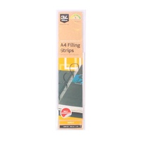 Filing Strip 3L A4 295mm 50 Strips 8804-50 - Peel off and stick to your magazine to file in a binder self adhesive